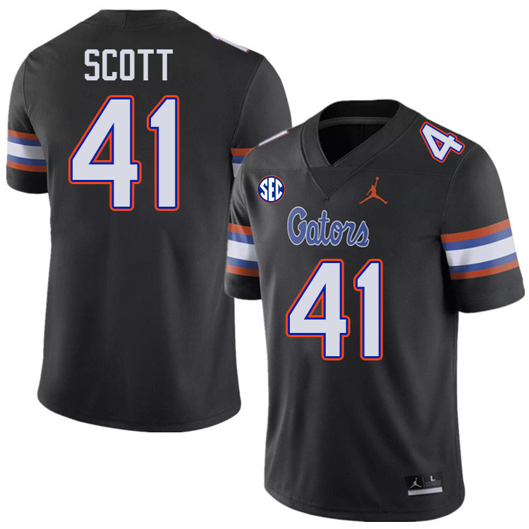 Florida Gators #41 Winfield Scott College Football Jerseys Stitched-Black